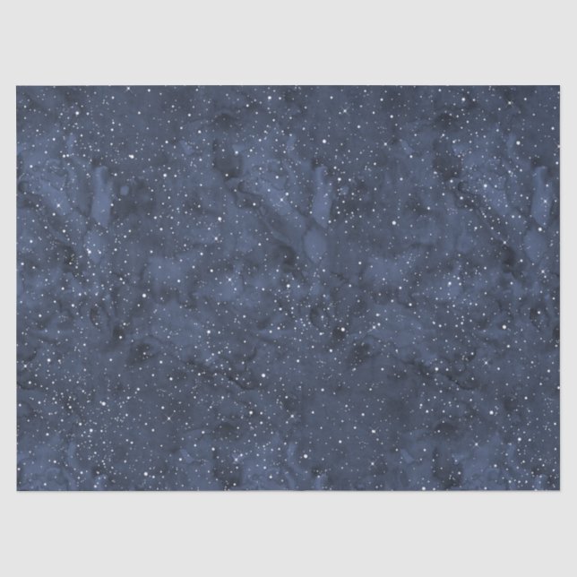 Watercolor Starry Skies Tissue Paper (Front)