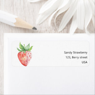 Watercolor Strawberry