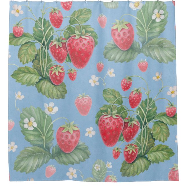 Watercolor strawberry pattern (Front)