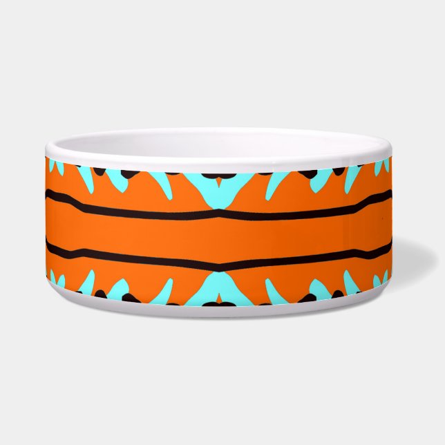 Watercolor stripes, bright colourful pattern. (Front)