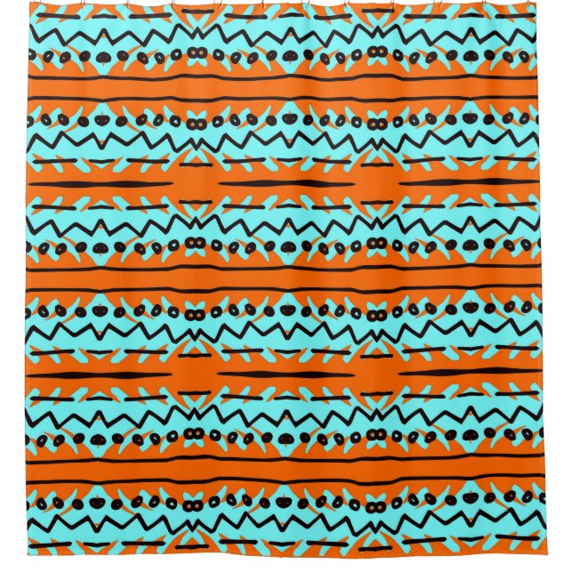 Watercolor stripes, bright colourful pattern. (Front)