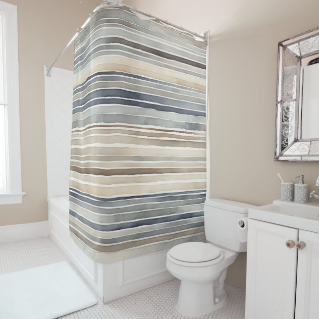 Watercolor Stripes Neutral Colours (In Situ)