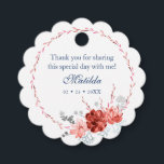 Watercolor Succulent Floral Botanical Bat Mitzvah Favour Tags<br><div class="desc">This design features an elegant watercolor succulent floral wreath in coral and burgundy with your Thank You information above. Personalize by editing the text in the text boxes. Designed for you by Evco Studio www.zazzle.com/store/evcostudio #mitzvah #batmitzvah #eventplanner #mazeltov #jewish #mitzvahswag #party #jewishlife #wedding #kosher #thankyou #thanks #mitzvahlife #corporateevents #mitzvahparty #partyplanner...</div>