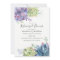 Watercolor Succulents Wedding Rehearsal Dinner