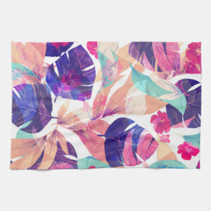 Watercolor Summer Flower 2 Kitchen Towel