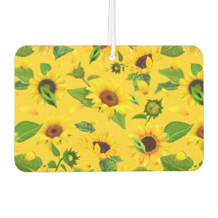 Watercolor Sunflower 3 Air Freshener