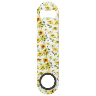 Watercolor Sunflower Bar Key