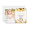 Watercolor Sunflower Monkey Baby Girl Birthday