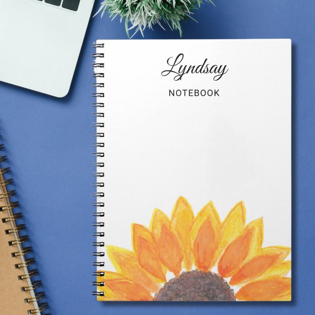 Watercolor Sunflower Notebook (Creator Uploaded)