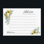 watercolor Sunflowers advice<br><div class="desc">A simple floral design with watercolor sunflowers. Feel free to change the colours and text details.</div>