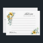 watercolor Sunflowers advice<br><div class="desc">A simple floral design with watercolor sunflowers. Feel free to change the colours and text details.</div>