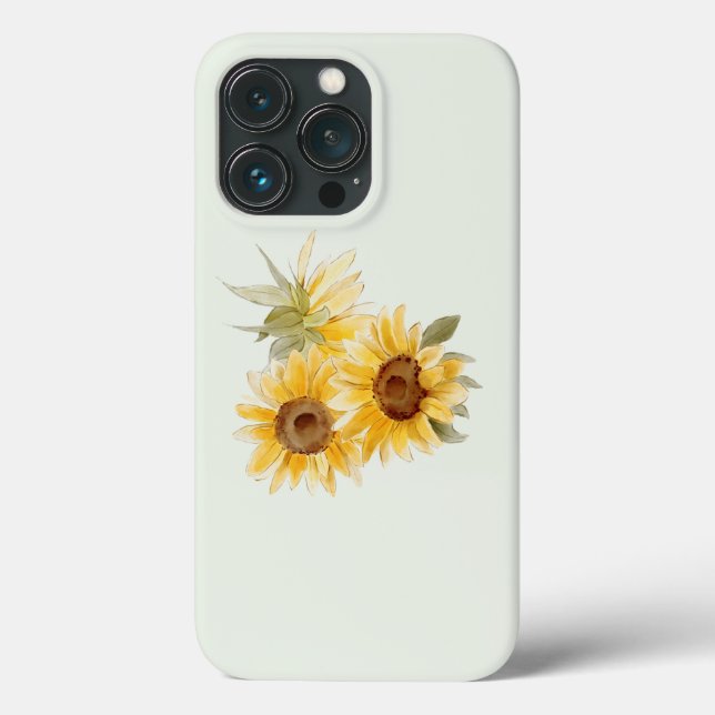 Watercolor Sunflowers Case-Mate iPhone Case (Back)