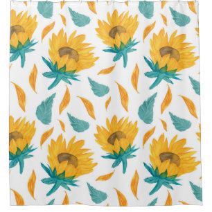 Watercolor Sunflowers: Summer Botanical Print