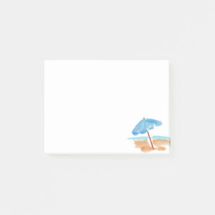 Watercolor Sunny Beach Summer Sea Post-it Notes