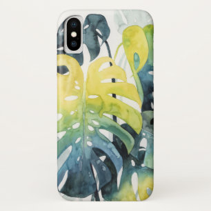Watercolor Sunset Palm Tree Leaves Case-Mate iPhone Case