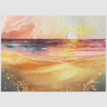 Watercolor Sunset Series Design 15