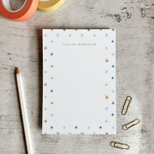 Watercolor Sunshines in Earth Tones Post-it Notes