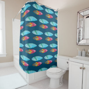 Watercolor Surfboard Pattern