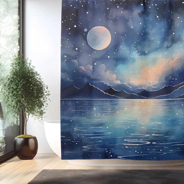 Watercolor Surreal Celestial Seascape (Creator Uploaded)
