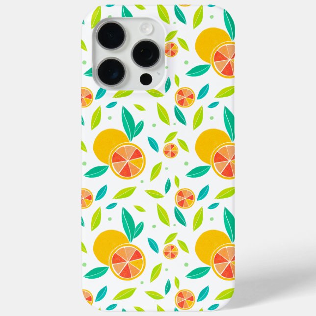 Watercolor Sweet Oranges Pattern Case-Mate iPhone Case (Back)