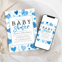 Watercolor Sweetheart Baby shower