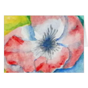 Watercolor Sweetpea Flower Art