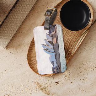 Watercolor Sydney Travel Destination Luggage Tag