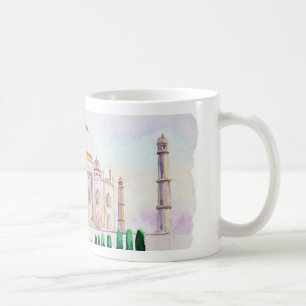 Watercolor Taj Mahal Coffee Mug