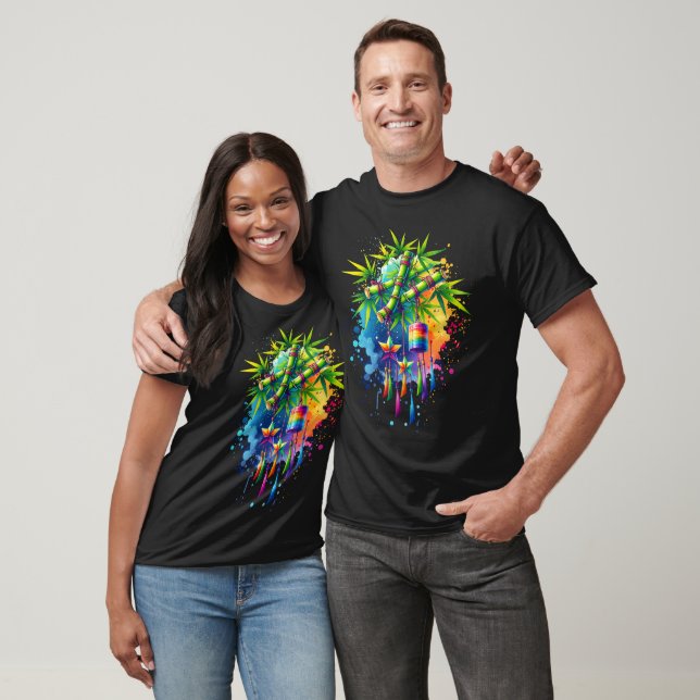 Watercolor Tanabata Tree T-Shirt (Unisex)