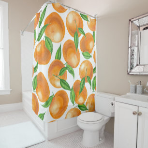 Watercolor tangerines