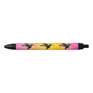 Watercolor Textured Hummingbird Colibri Pen