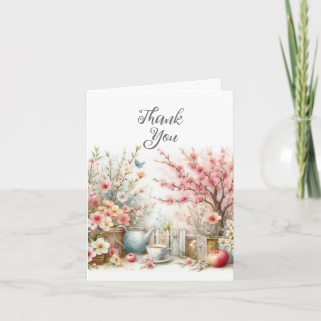 Watercolor Thank You Card (Front)