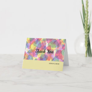 Watercolor Thank You Card
