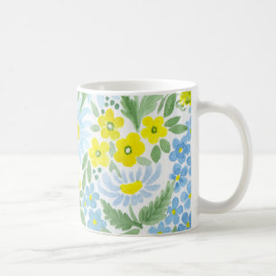 Watercolor . The flowers of the field . Chamomile Coffee Mug