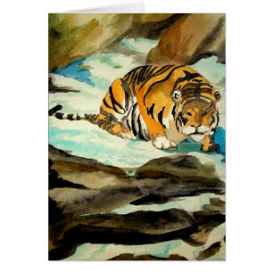 Watercolor Tiger