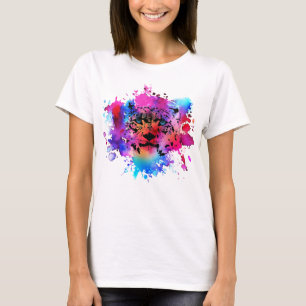 Watercolor Tiger Head T-Shirt