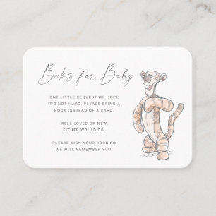 Watercolor Tigger   Books for Baby Insert Card