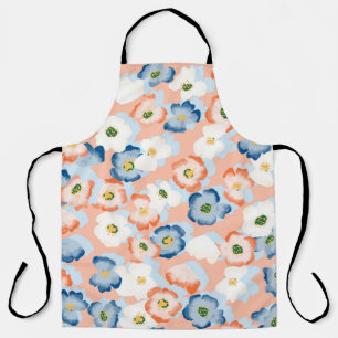 Watercolor Tiny Flowers: Vintage Pattern Apron