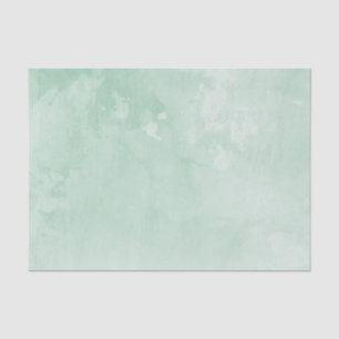 Watercolor Tissue Paper   Mint Green