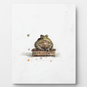 Watercolor Toad Plaque