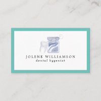 Watercolor Tooth Dentist Dental Hygienist
