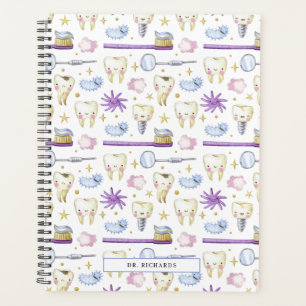 Watercolor Tooth   Dentist Dental Hygienist   Planner