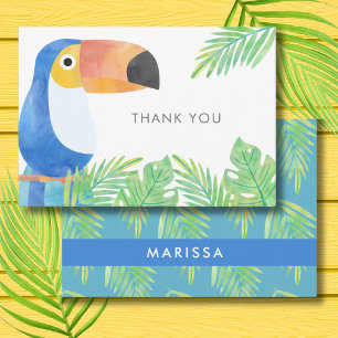 WATERCOLOR TOUCAN THANK YOU CARD
