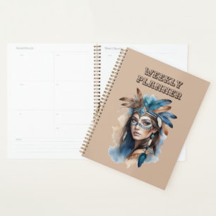 Watercolor Tribal Beauty: Spirit of Bohemian Art Planner