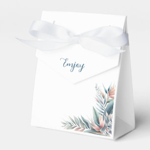Watercolor Tropical Dream-Wedding  Favor Box