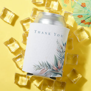 Watercolor Tropical Dream-Wedding-Thank You- Can Cooler