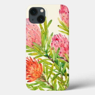 Watercolor Tropical Flowers iPhone 13 Case