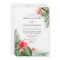 Watercolor Tropical Flowers Greenery Wedding