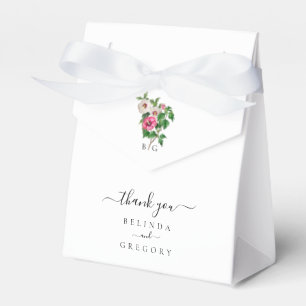Watercolor Tropical Hibiscus Summer Wedding  Favor Box