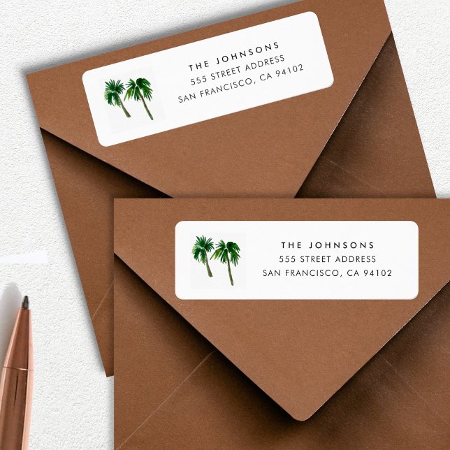 Watercolor Tropical Palm Trees  (Creator Uploaded)